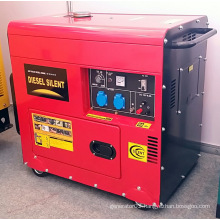 6kVA (6KW) Silent Diesel Generator with Big Tank